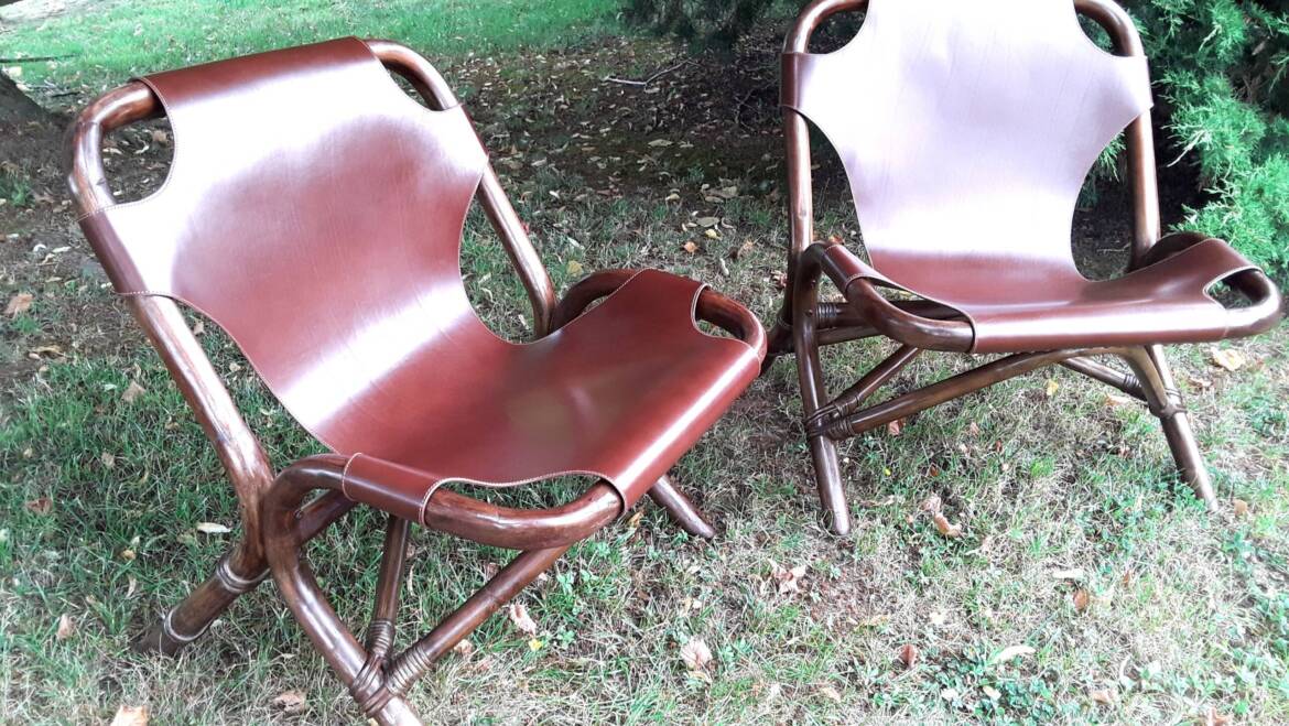 Fauteuils en Cuir