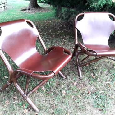 Fauteuils en Cuir
